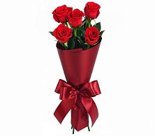 5 Красных роз Эдлесс Лав в Лопатино Букет 5 Красных роз Эдлесс Лав в Лопатино