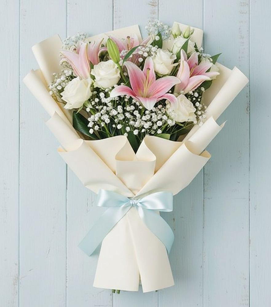 Букет цветов из: Лилии в Лопатино