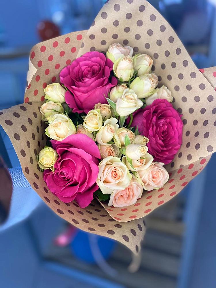 Букет ласковый взгляд в Лопатино Букет цветов из: Розы в Лопатино