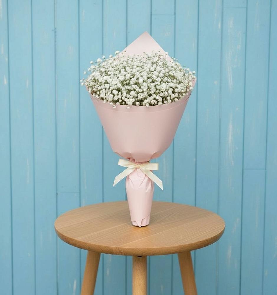 Букет Воздушное настроение в Лопатино Букет цветов из: Гипсофила в Лопатино