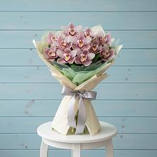 Букет 11 орхидей в Лопатино Букет цветов из:  Орхидеи и Розы в Лопатино