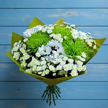 Букет скромность  в Лопатино Букет цветов из:  Хризантемы в Лопатино