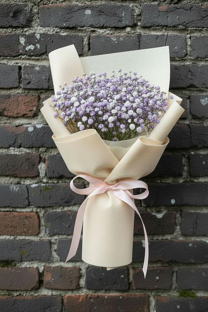 Букет Нежные чувства в Лопатино Букет цветов из: Гипсофила в Лопатино