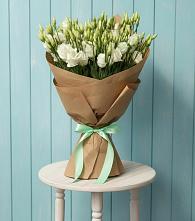 Букет Утренняя Свежесть в Лопатино Букет цветов из:  Лизиантусы в Лопатино