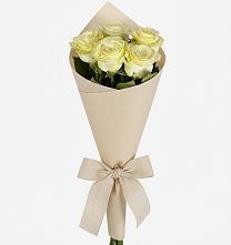 Букет белые крылья в Лопатино Букет цветов из:  Розы в Лопатино