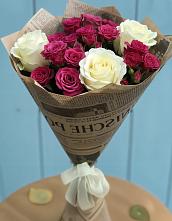 Букет Удивительный из роз #REPLACE_PRED# Лопатино Букет цветов из:  Розы #REPLACE_PRED# Лопатино