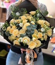 Букет цветов из:  Розы и Лизиантусы #REPLACE_PRED# Лопатино