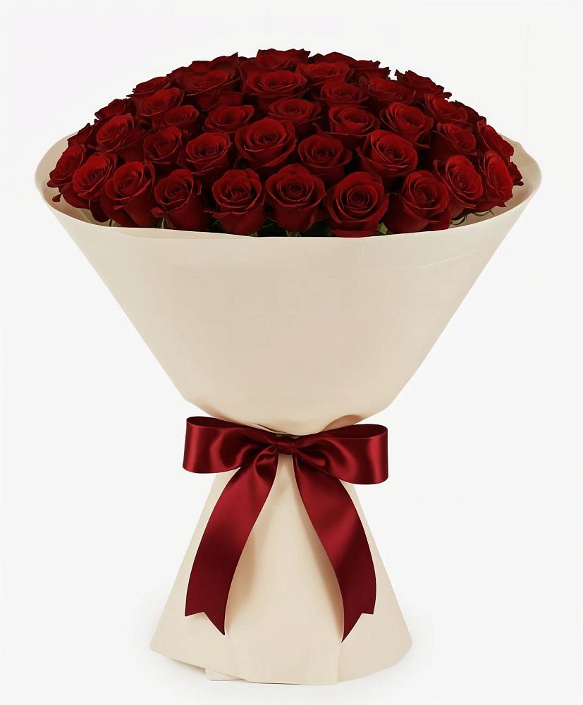 101 Бордовая роза Блэк Бакарра в Лопатино Букет 101 Бордовая роза Блэк Бакарра в Лопатино