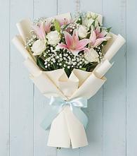 Букет Лилии в Лопатино Букет цветов из:  Лилии в Лопатино