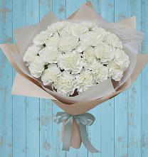 Букет Хрустальное утро в Лопатино Букет цветов из:  Гвоздики в Лопатино