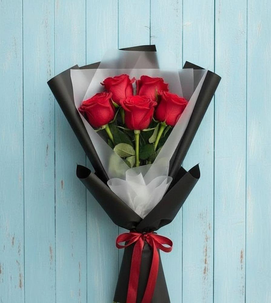 Букет в ритме города в Лопатино Букет цветов из: Розы в Лопатино