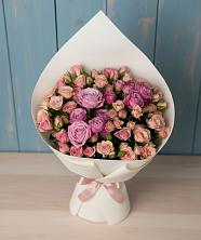Букет Нежная розовость в Лопатино Букет цветов из:  Розы в Лопатино